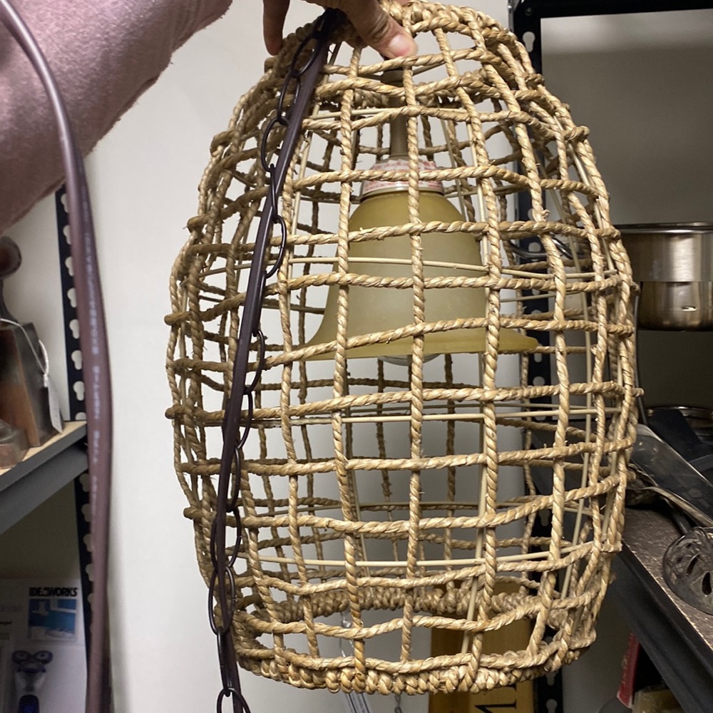 Wicker Lamp/ Pendant
